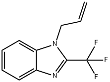 1-Allyl-2-(trifluoromethyl)benzimidazole Struktur