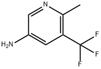 6-Methyl-5-(trifluoromethyl)pyridin-3-amine Struktur