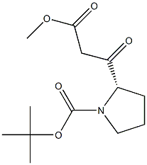 Methyl (S)-1-Boc-b-oxo-2-pyrrolidinepropanoate Struktur