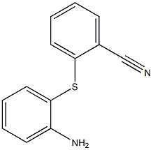 Benzonitrile, 2-[(2-aminophenyl)thio]-
 Struktur