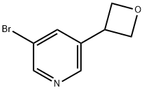 3-bromo-5-(oxetan-3-yl)pyridine Struktur