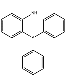 Benzenamine, 2-(diphenylphosphino)-N-methyl-
 Struktur