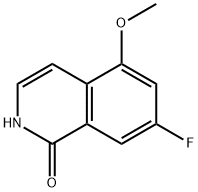 7-fluoro-5-methoxyisoquinolin-1(2H)-one Struktur