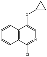 1-chloro-4-(cyclopropyloxy)isoquinoline Struktur