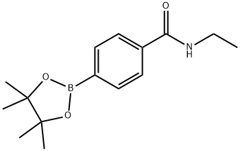 N-ethyl-4-(4,4,5,5-tetramethyl-1,3,2-dioxaborolan-2-yl)benzamide Struktur