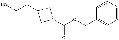 benzyl 3-(2-hydroxyethyl)azetidine-1-carboxylate Struktur