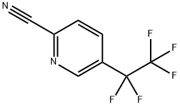 5-(Pentafluoroethyl)pyridine-2-carbonitrile Struktur