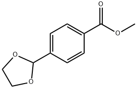 methyl 4-(1,3-dioxolan-2-yl)benzoate Struktur