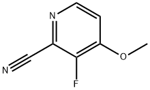 3-fluoro-4-methoxypicolinonitrile Struktur