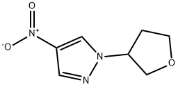 4-nitro-1-(tetrahydro-3-furanyl)-1H-Pyrazole Struktur