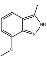 3-Iodo-7-methoxy-2H-indazole Struktur