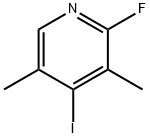 2-Fluoro-4-iodo-3,5-dimethylpyridine Struktur