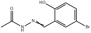 (E)-N'-(5-bromo-2-hydroxybenzylidene)acetohydrazide Struktur