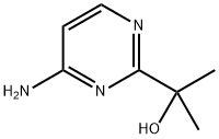 2-(4-aminopyrimidin-2-yl)propan-2-ol Struktur