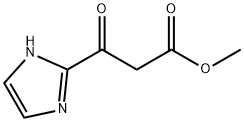 methyl 3-(1H-imidazol-2-yl)-3-oxopropanoate Struktur