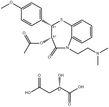 Diltiazem malate
 Struktur