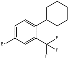 Benzene, 4-bromo-1-cyclohexyl-2-(trifluoromethyl)-