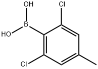 2,6-Dichloro-4-methylphenylboronic acid Struktur