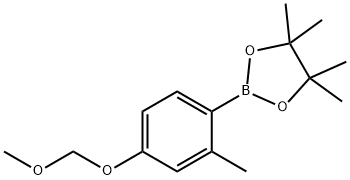 2-Methyl-4-(methoxymethoxy)phenylboronic acid pinacol ester Struktur