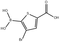 3-溴-5-羧基噻吩-2-硼酸, 1451392-85-0, 結(jié)構(gòu)式