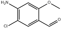 4-amino-5-chloro-2-methoxybenzaldehyde Struktur