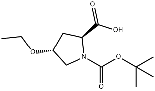 (4R)-1-Boc-4-ethoxy-L-proline Struktur