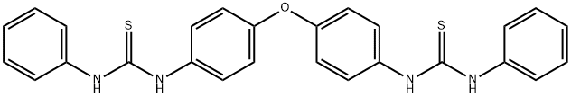 1,1'-(oxydibenzene-4,1-diyl)bis[3-phenyl(thiourea)] Struktur