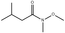 N-Methoxy-N,3-Dimethylbutanamide Struktur