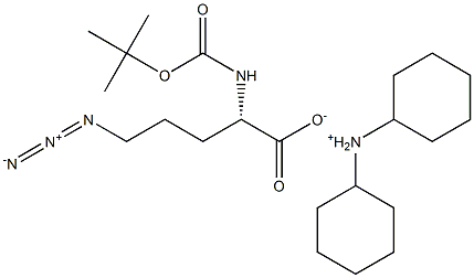 N-Boc-5-azido-L-norvaline (dicyclohexylammonium) salt
		
	 Struktur