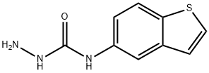 1-amino-3-(1-benzothiophen-5-yl)urea Struktur