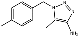 5-methyl-1-(4-methylbenzyl)-1H-1,2,3-triazol-4-amine Struktur