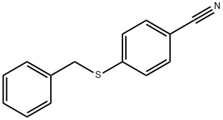 4-(benzylthio)benzonitrile Struktur