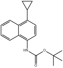 TERT-BUTYL 4-CYCLOPROPYLNAPHTHALEN-1-YLCARBAMATE