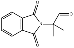 2-(1,3-dioxoisoindolin-2-yl)-2-methylpropanal Struktur