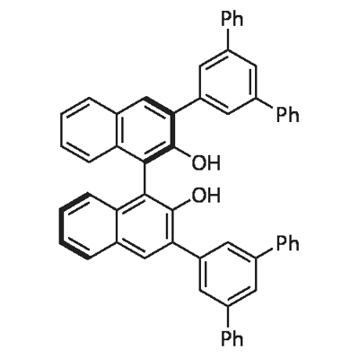 (R)-3,3'-Bis([1,1':3',1''-terphenyl]-5'-yl)-[1,1'-binaphthalene]-2,2'-diol Struktur