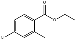 Ethyl 4-chloro-2-methylbenzoate Struktur