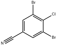 3,5-dibromo-4-chlorobenzonitrile Struktur