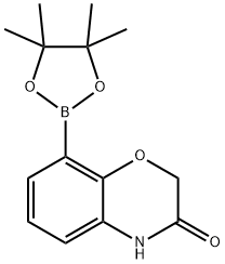 3-Oxo-3,4-dihydro-2H-benzo[b][1,4]oxazine-8-boronic Acid Pinacol Ester Struktur