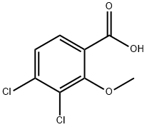 3,4-Dichloro-2-methoxybenzoic acid Struktur