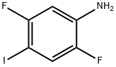 2,5-Difluoro-4-iodoaniline Struktur