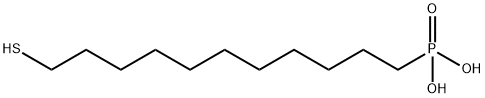 1-Thio-11-undecanephosphonic acid Struktur