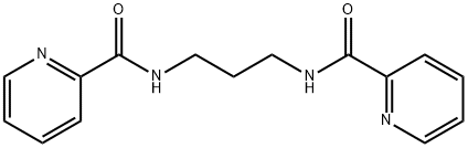 N-{3-[(2-pyridinylcarbonyl)amino]propyl}-2-pyridinecarboxamide Struktur