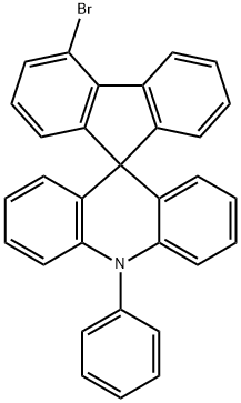 4'-bromo-10-phenyl-10H-spiro[acridine-9,9'-fluorene] Struktur