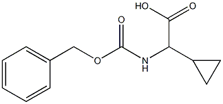 Benzyloxycarbonylamino-cyclopropyl-acetic acid Struktur