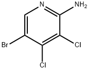 5-bromo-3,4-dichloropyridin-2-amine Struktur