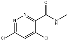 4,6-dichloro-N-methylpyridazine-3-carboxamide Struktur