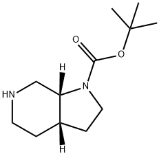 cis-tert-butyl octahydro-1H-pyrrolo[2,3-c]pyridine-1-carboxylate Struktur