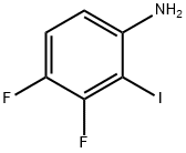 3,4-difluoro-2-iodoaniline Struktur