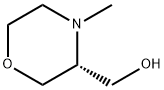 (R)-4-Methyl-3-morpholinemethanol Struktur