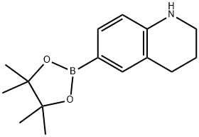 1,2,3,4-Tetrahydroquinoline-6-boronic acid, pinacol ester Struktur